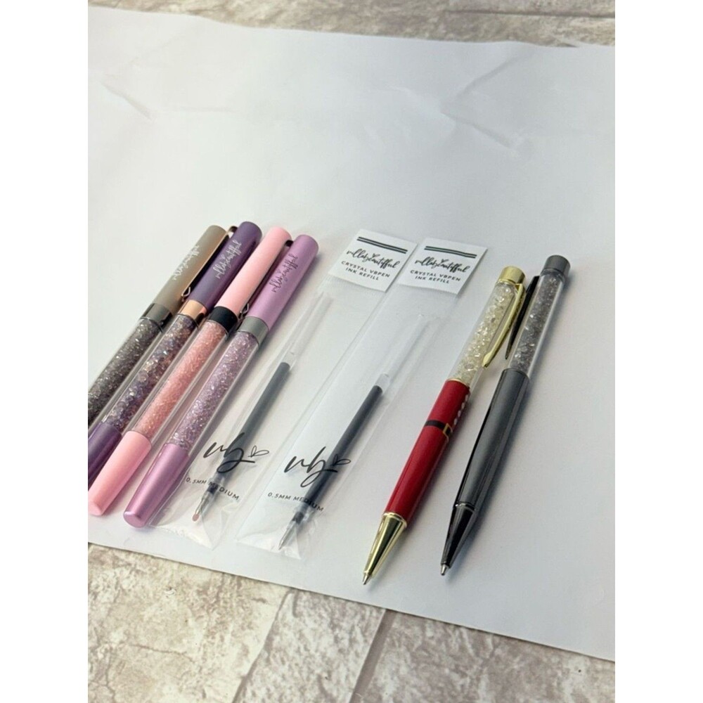 NEW VillaBeautiful (4) Pen lot and (2)ink refills - Picture 6 of 7